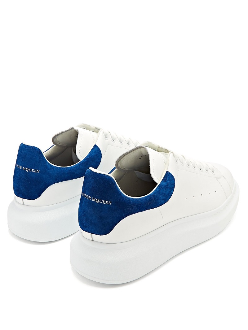 Alexander McQueen Blue Suede Sneaker