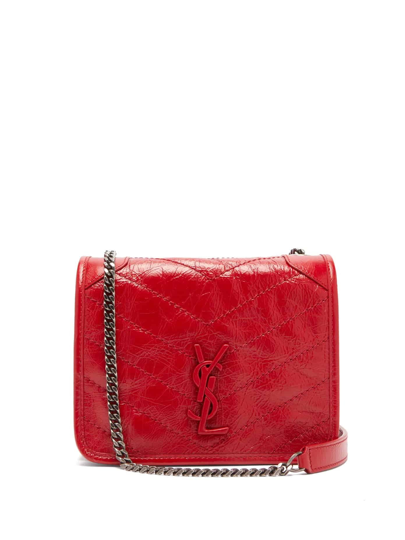 YSL Niki Mini Red Shoulder Bag