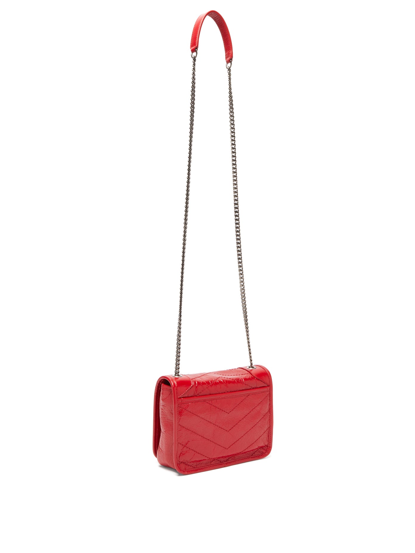 YSL Niki Mini Red Shoulder Bag