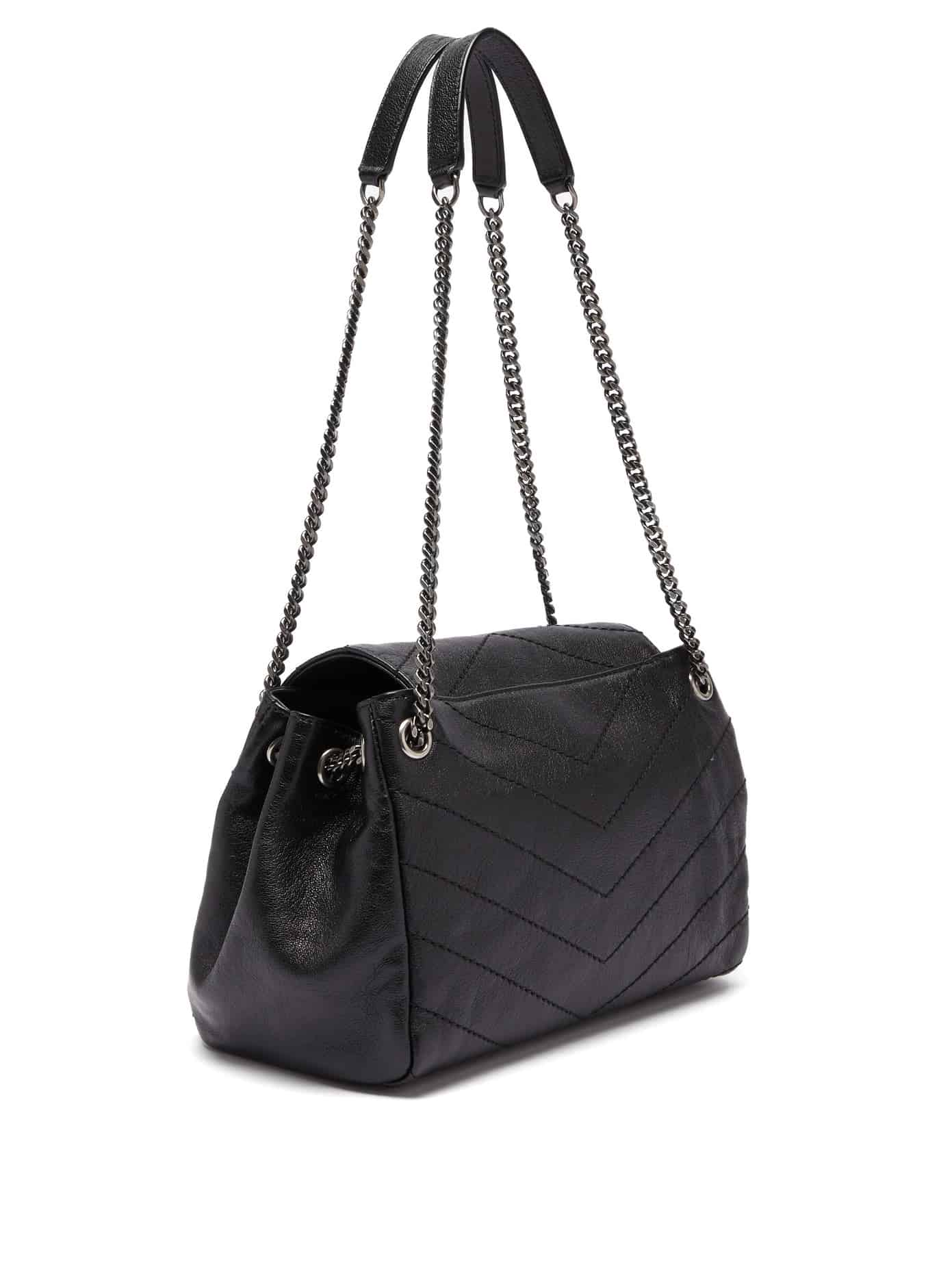 YSL Nolita Black Shoulder Bag