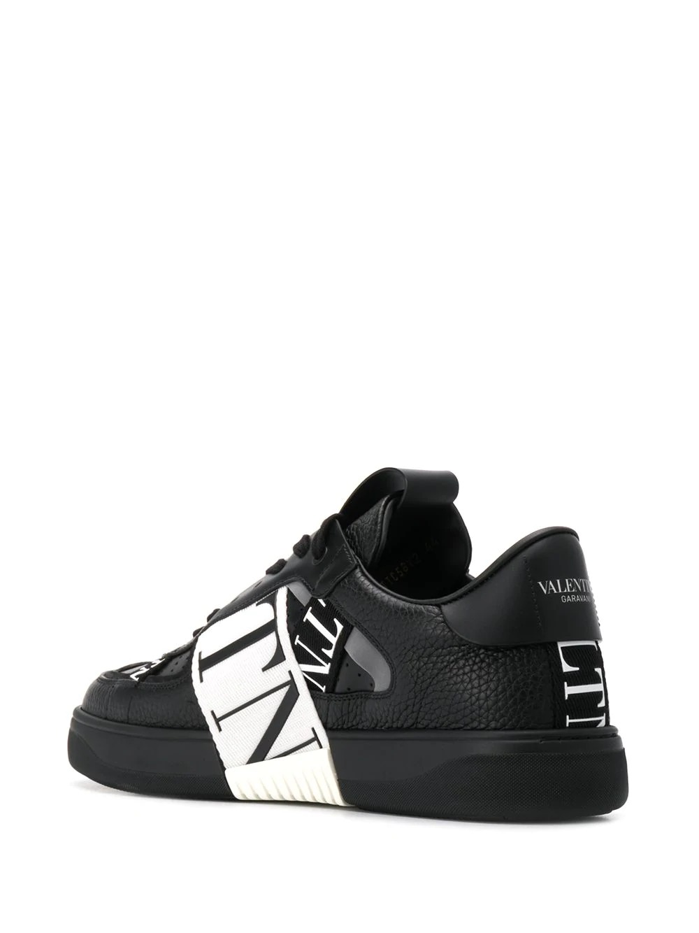 Valentino VL7N Banded Sneakers - Black & White