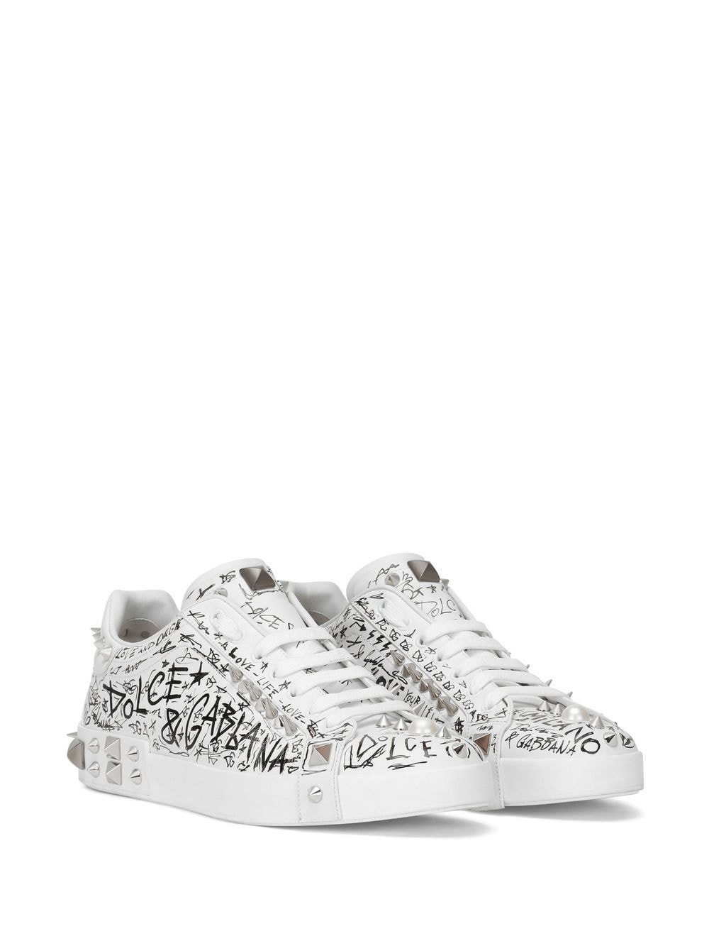 Dolce&Gabbana Graffiti Portofino Sneakers