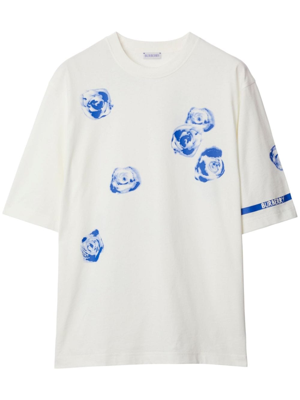 Burberry Rose Print T-Shirt