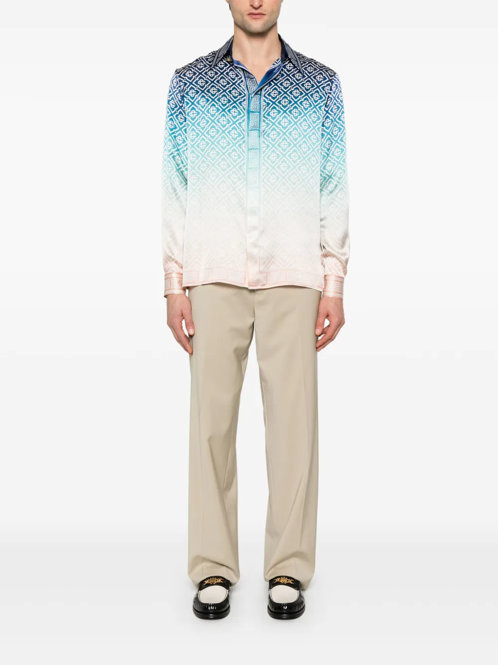 Casablanca Gradient Slik Shirt