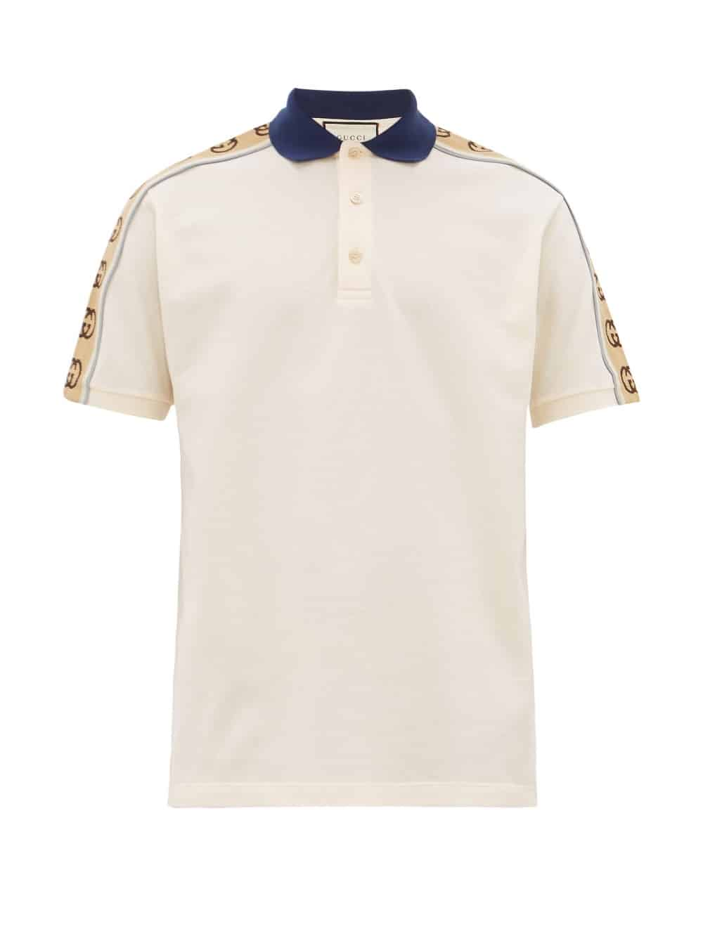 Gucci Logo Stripe Polo Shirt