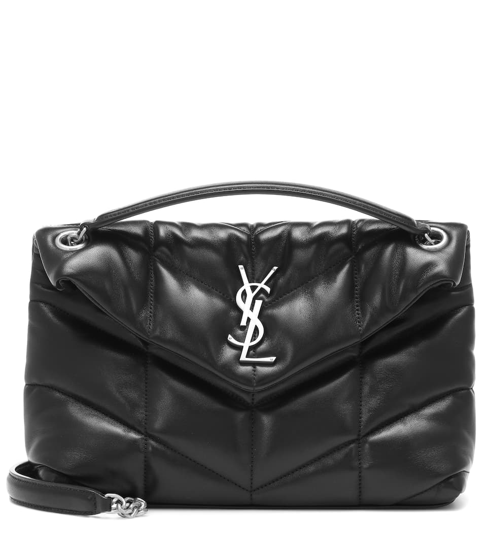 YSL LouLou Puffer Small Black Shoulder Bag