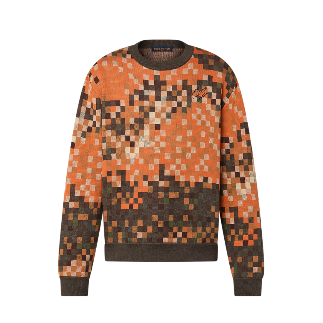 LV Vers Damoflage Jacquard Sweater