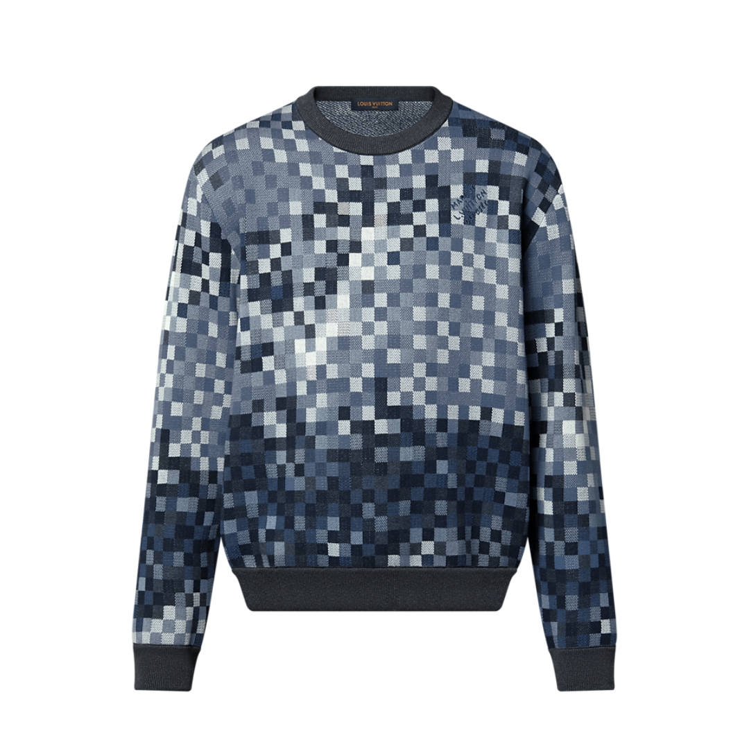 LV Vers Damoflage Jacquard Sweater