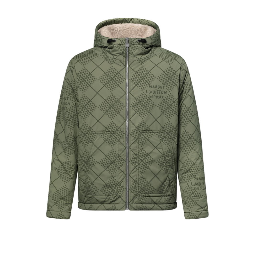 Lv Reversible Nylon And Fleece