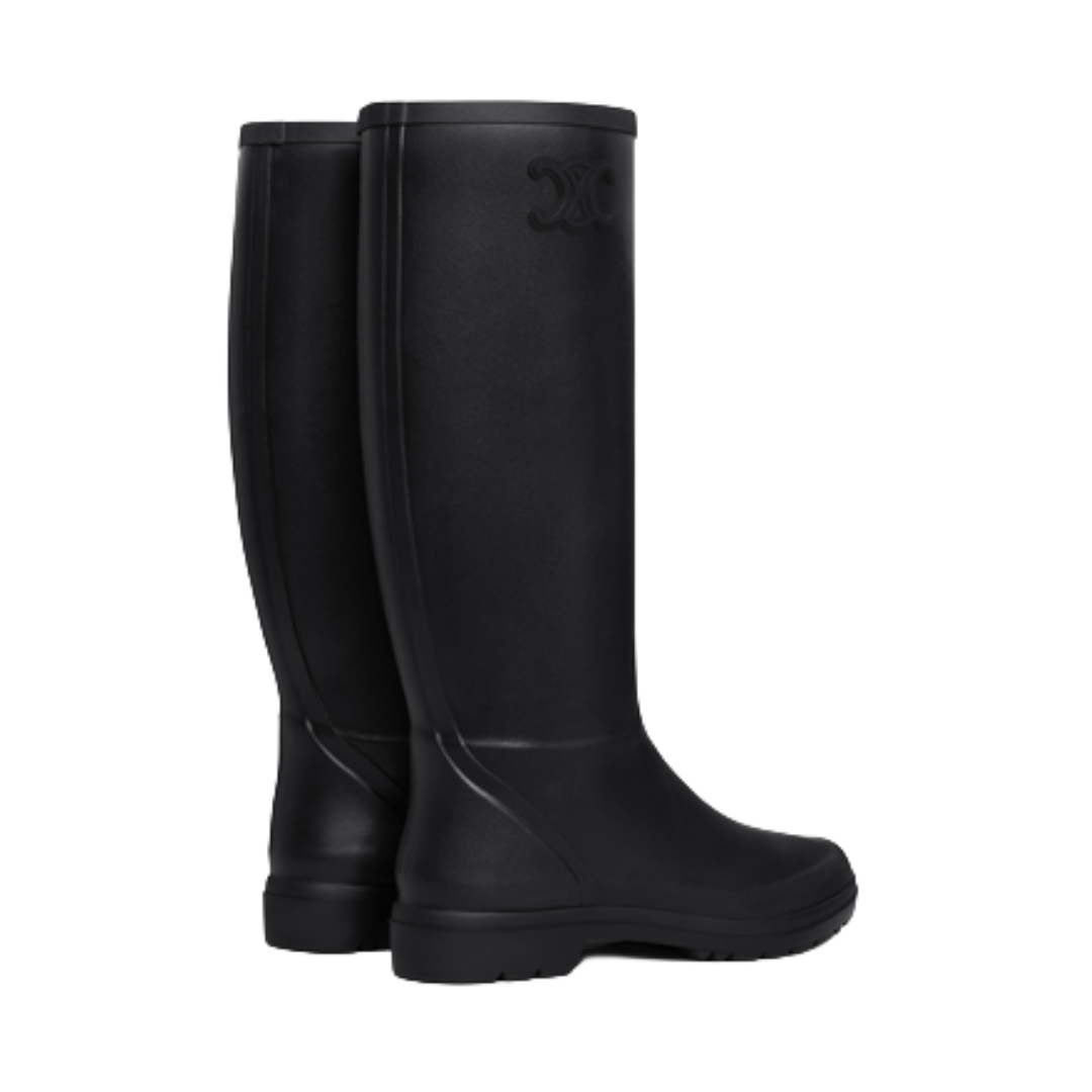 Celine Rubber High Boots