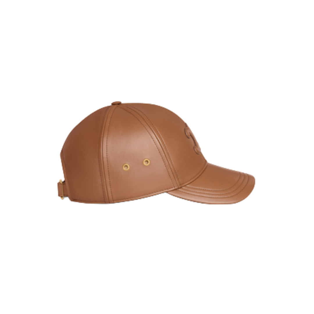 Celine Triomphe Leather Cap