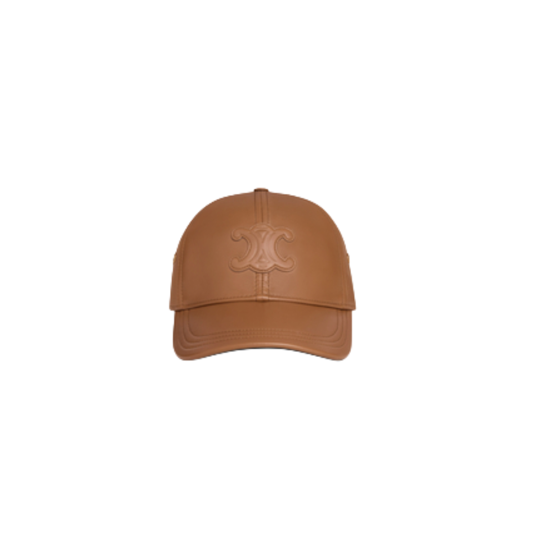 Celine Triomphe Leather Cap