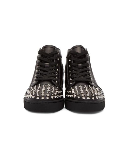 Christian Louboutin Flat Calf Front Spikes