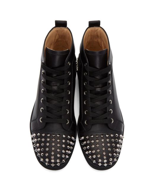 Christian Louboutin Flat Calf Front Spikes