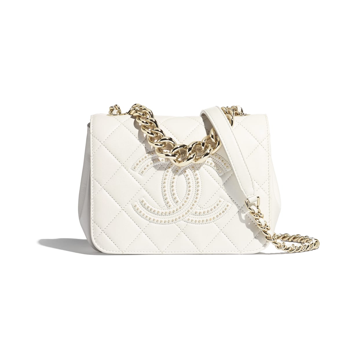 Chanel White Flap Bag