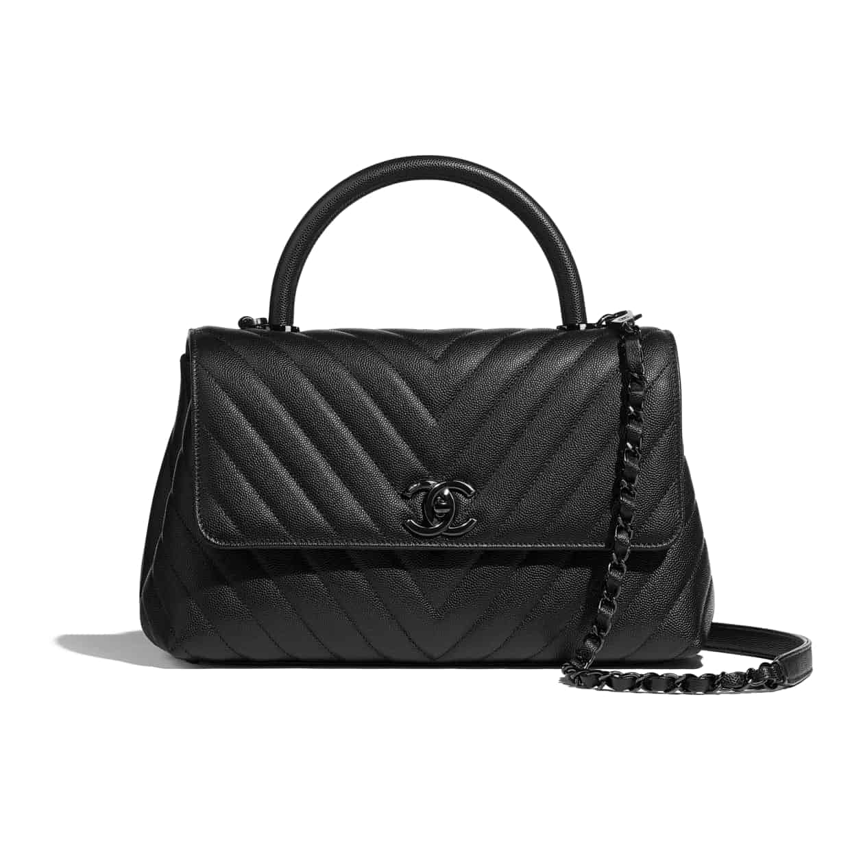 Chanel Flap Bag With Top Handle