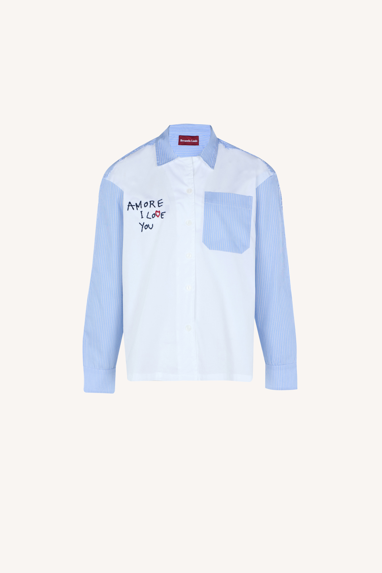 Breanda Louis Embroidered Logo Shirt