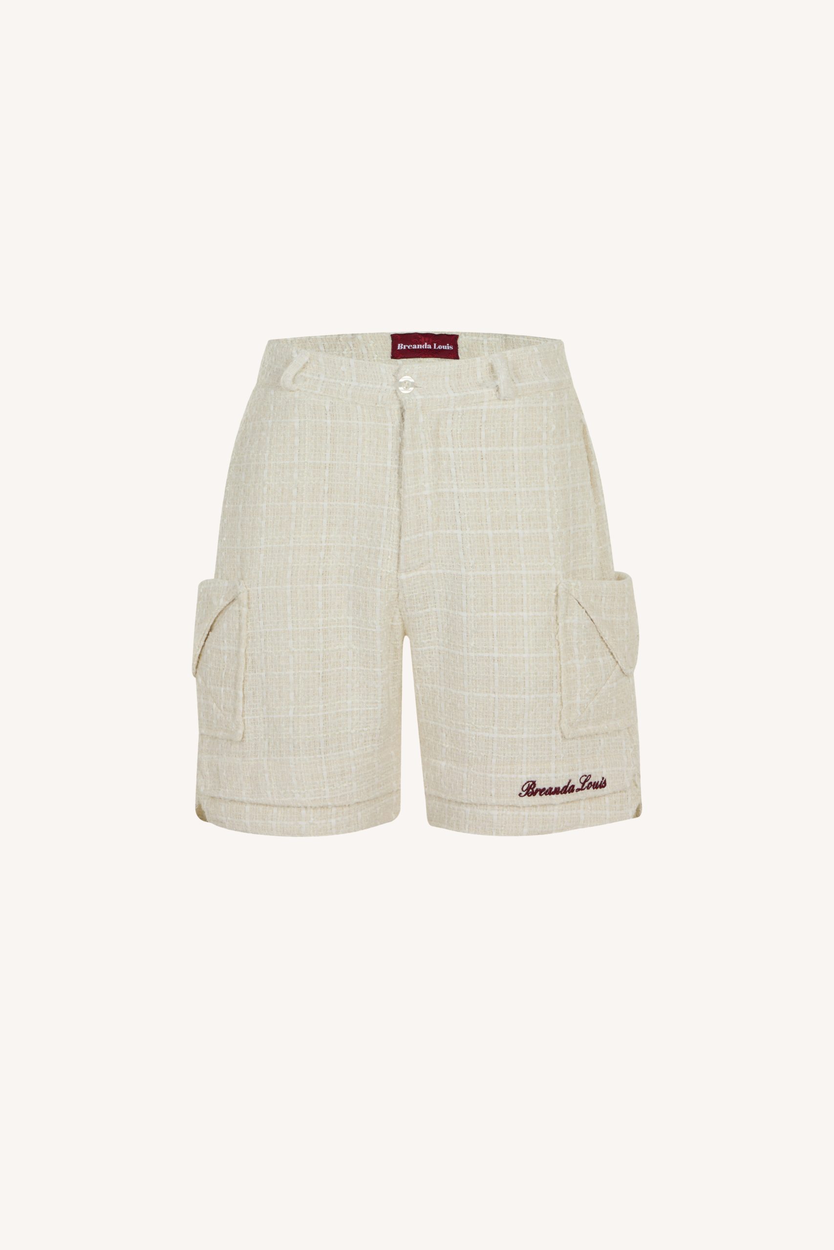 Breanda Louis Envelope Tweed Cargo Short