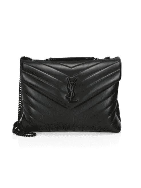 YSL LouLou Black Small Shoulder Bag