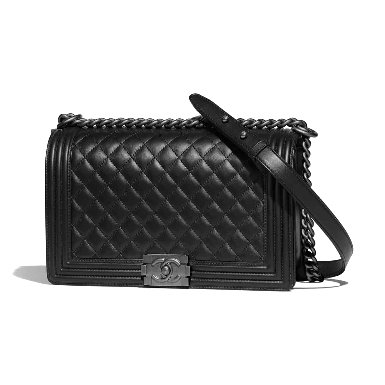 Chanel Large Boy Black Handbag