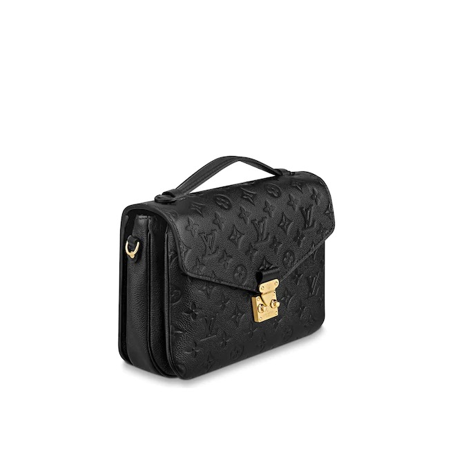 Lv Black Pochette Metis