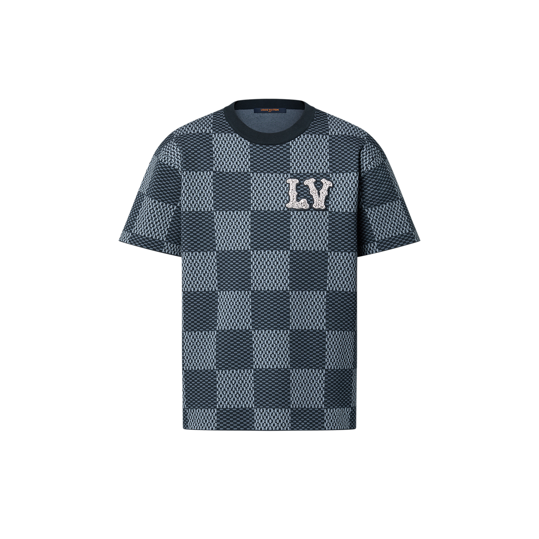 LV Damier Logo Patch T-Shirt