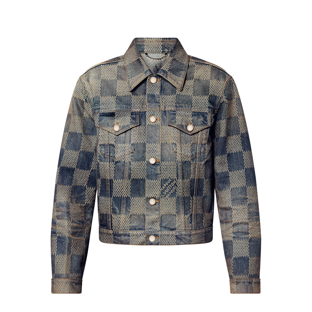 LV Damier Washed Denim Jacket