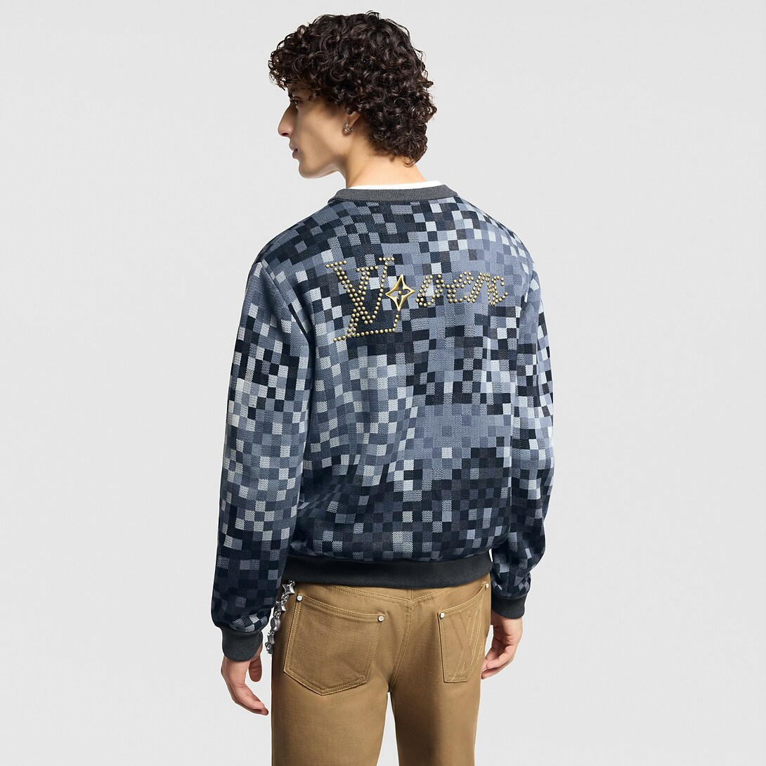 LV Vers Damoflage Jacquard Sweater