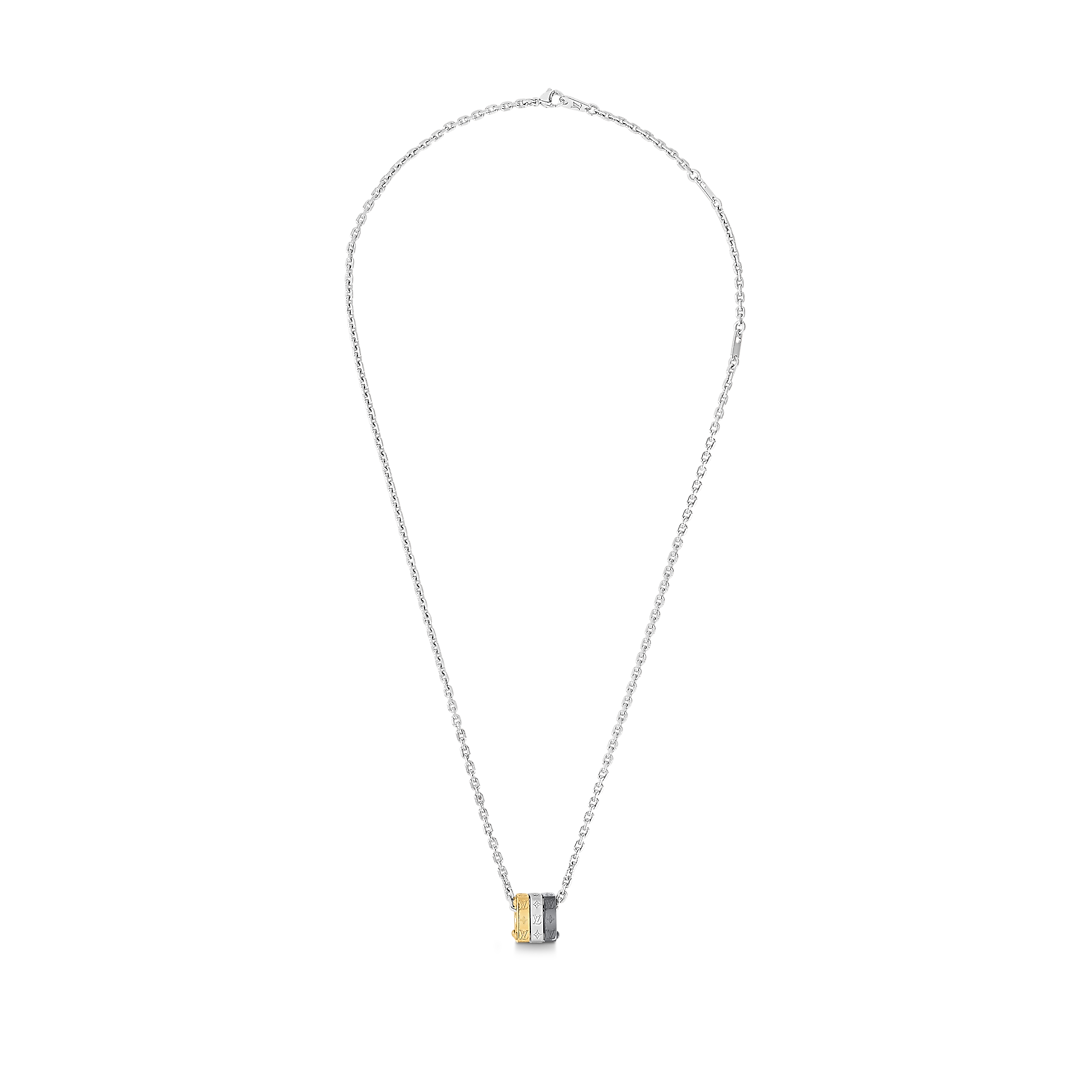 Lv Monogram Bold Necklace