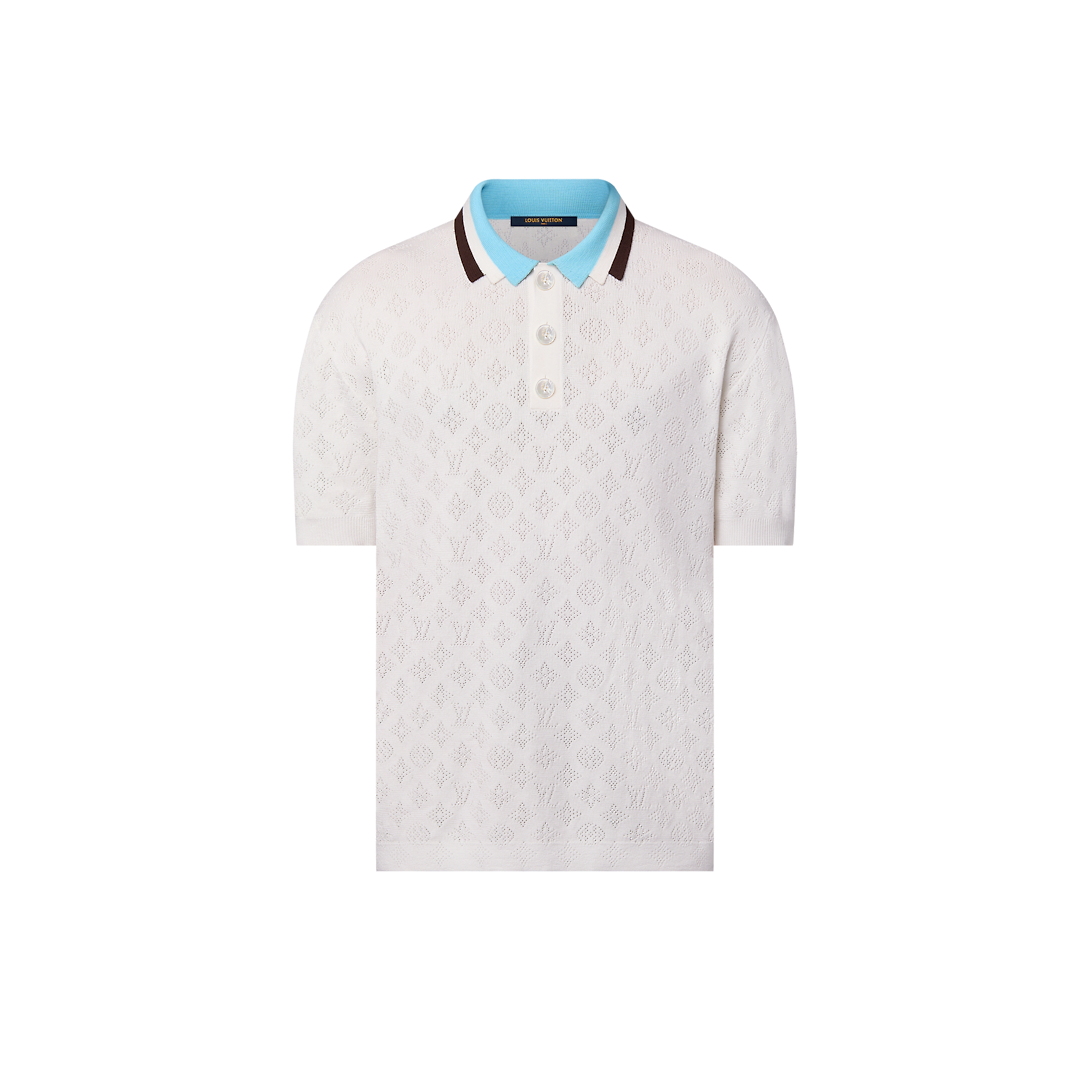 LV Knit Monogram Polo Shirt