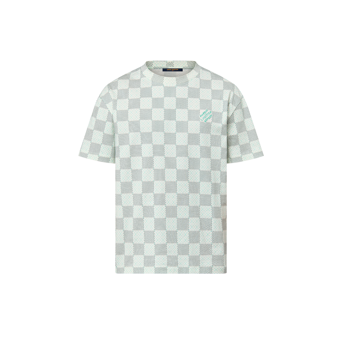 LV Damier Print T-Shirt