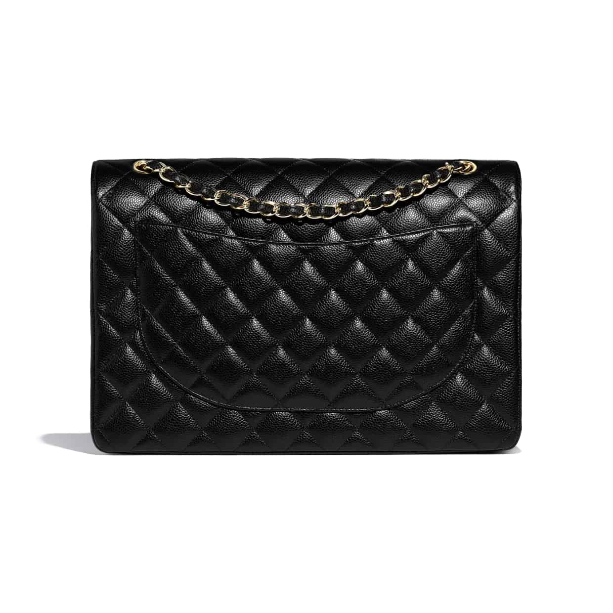 Chanle Black Maxi Classic Handbag