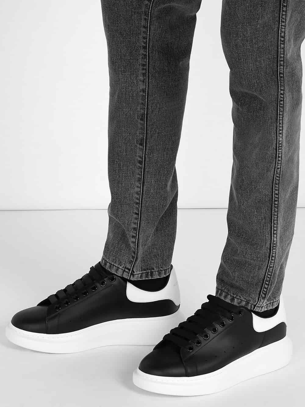 Alexander McQueen Black White Sneakers