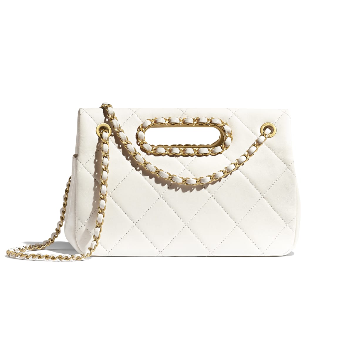 Chanel White Small Flap Bag