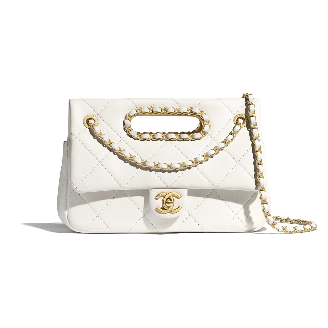 Chanel White Small Flap Bag