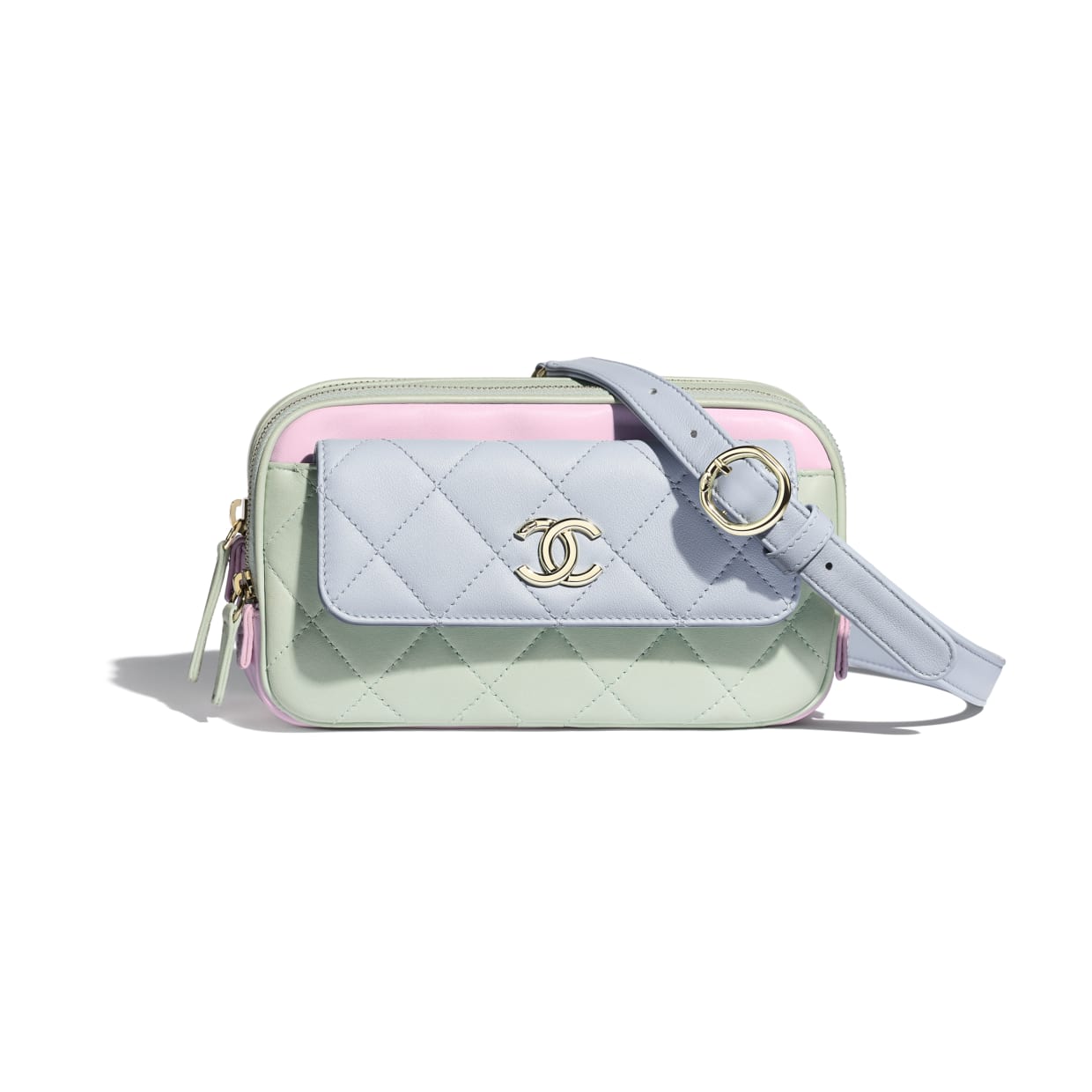 Chanel Blue&Pink Waist Bag